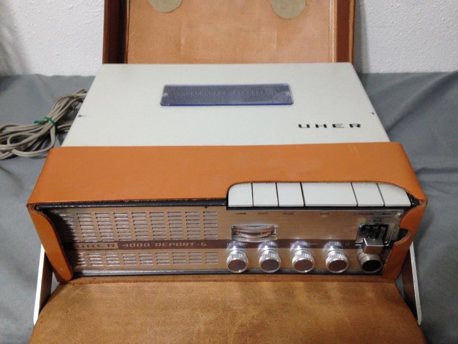 VINTAGE UHER 4000- REPORT S TAPE RECORDER