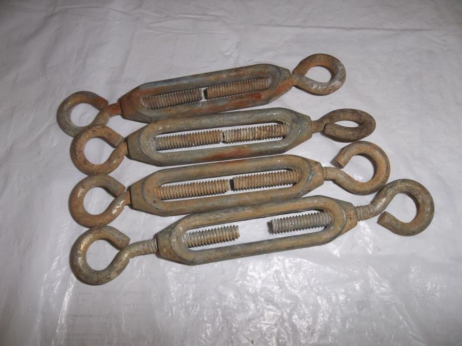 ROHN TOWER GALVANIZED ROUND EYE to EYE TURNBUCKLE TAKE UP 5 1/2