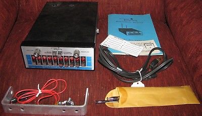 Vintage Regency 10-Channel Monitoradio Scanner Receiver ACT R-10H/L/U Box Manual