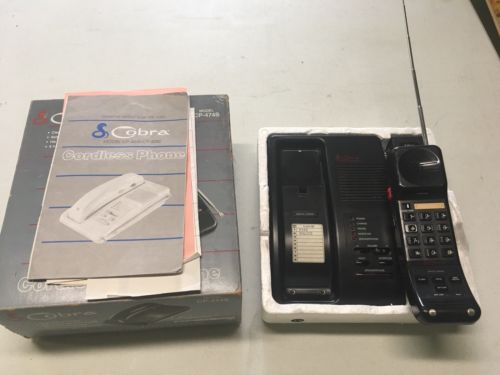 Cobra Model CP-474S Cordless Telephone Vintage