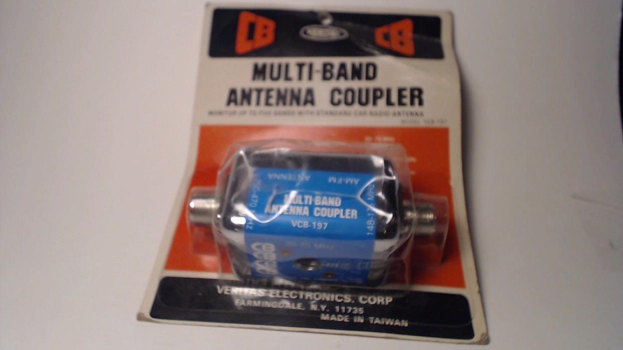 Veritas MULTI BAND COUPLER 20-470 MHZ AM/FM CAR RADIO ANTENNA SCANNER VCB-197