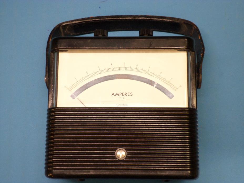 Vintage Weston 901 DC Ammeter 10 Amps
