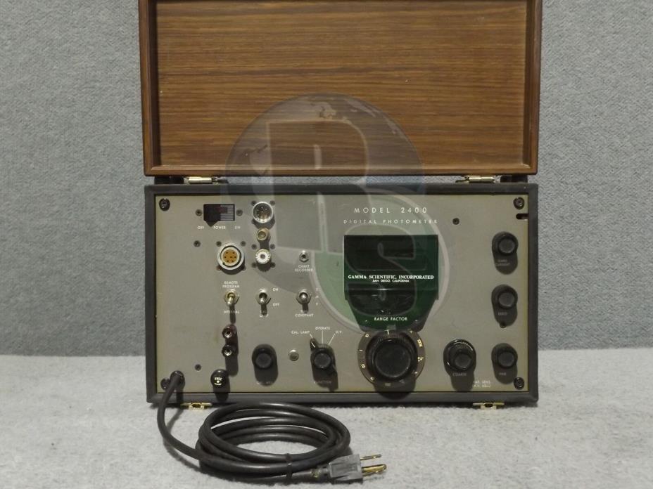 Vintage Gamma Scientific Inc Model 2400 Digital Photometer