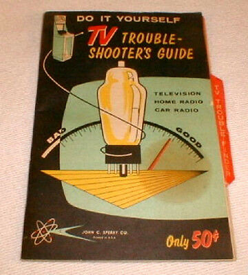 vintage retro TV Trouble Shooters Guide TV Radio Car Radio  John Sperry