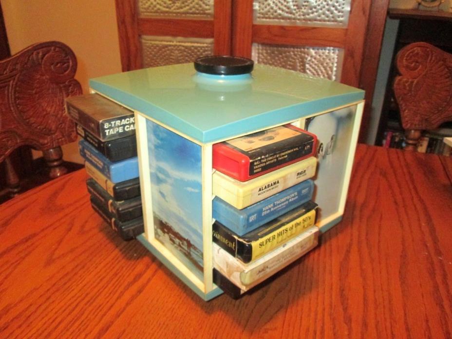 Vintage 8 Track Stowaway with Cassettes * Rare & HTF