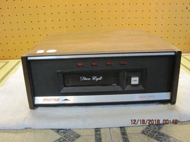 MORSE 8 TRACK PLAYER  - PARTS OR REPAIR