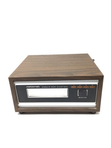 Sound Design 8 track Model 476 Tested Selector Works Good Condition