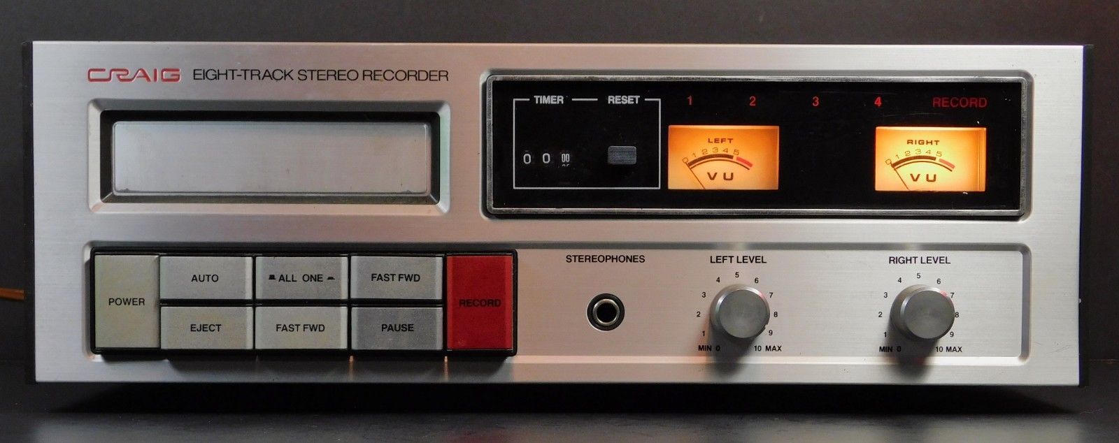 Vintage Craig H260 Track Player Recorder
