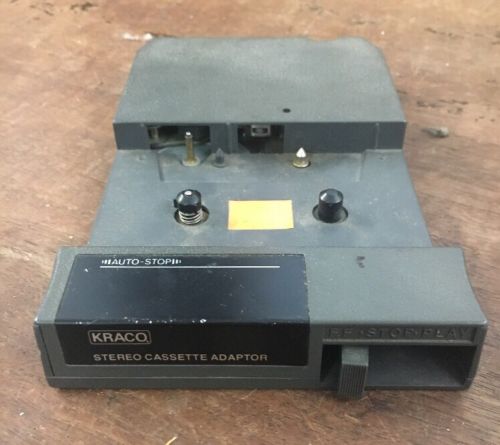 Vintage Kraco Model KCA-7 Stereo Cassette Adapter