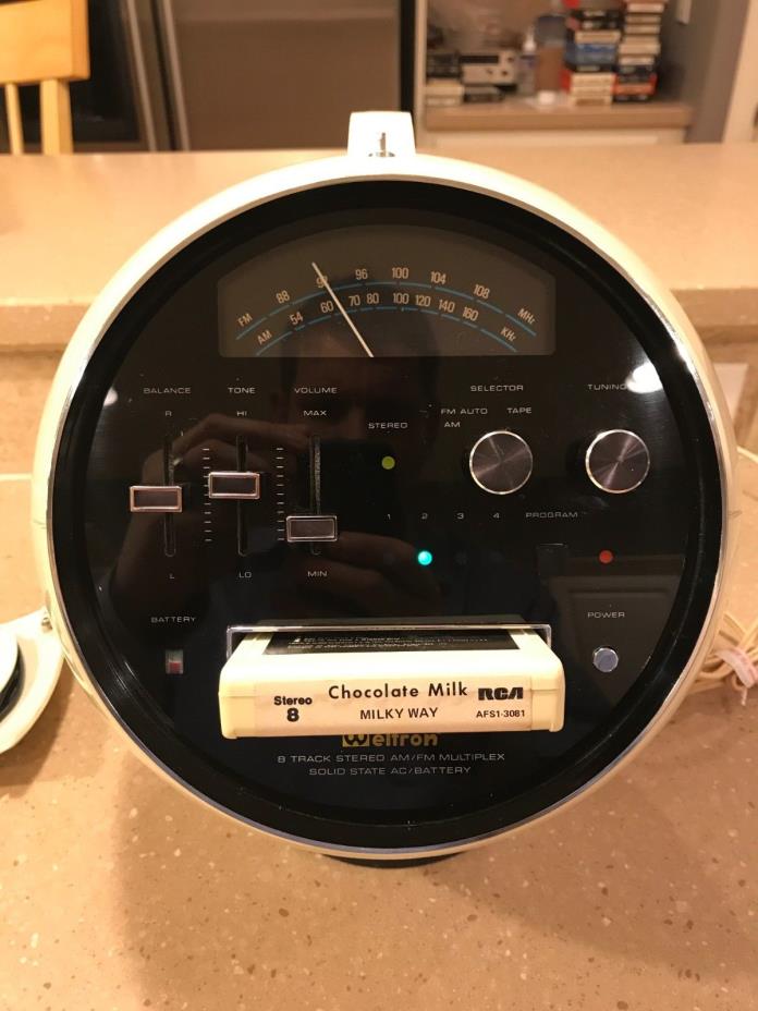 GUARANTEED WORKING (BROKEN HANDLE) Weltron 8 track tape player (2001)