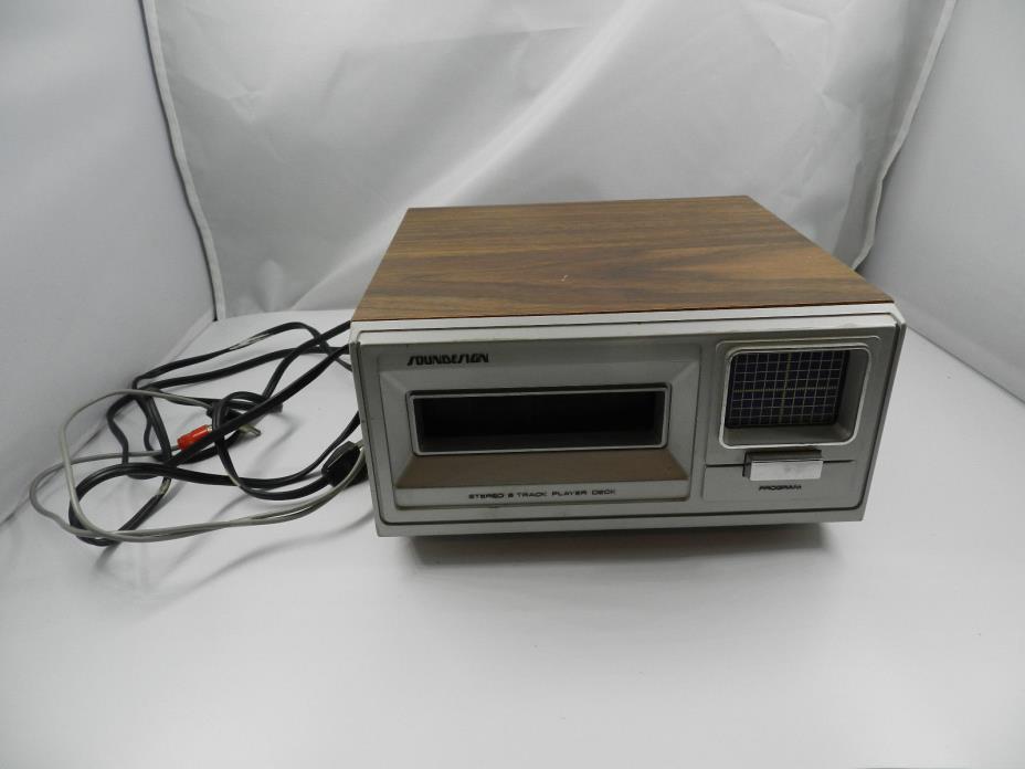 Vintage Soundesign Model #477 Stereo 8 Track Player  (free shipping)