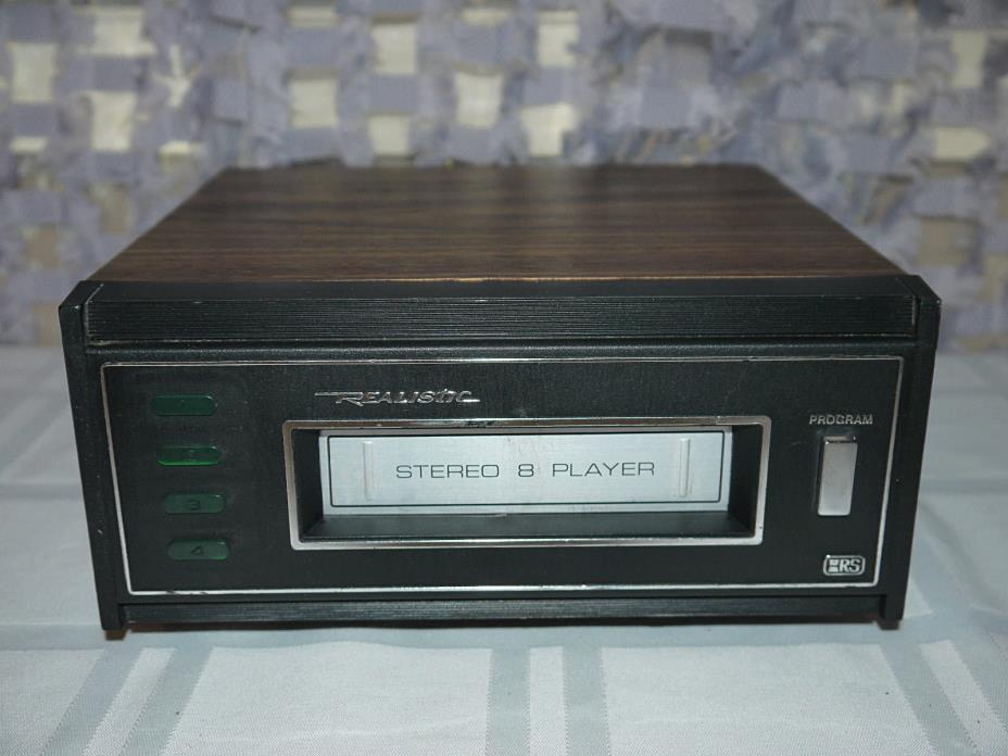 Untested REALISTIC Radio Shack 8-Track Player offered for Parts or Repair TR-168