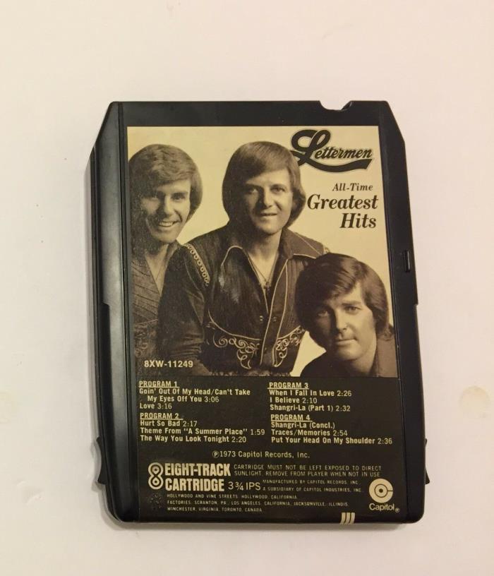 LETTERMAN ALL-TIME GREATEST HITS 8 TRACK TAPE NEAR MINT CONDITION