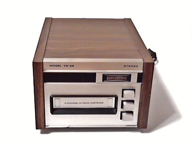 Vintage Superscope Model TD-28 2-Channel 8-Track Stereo Player.