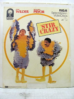 Vintage Stir Crazy Selecta Vision Video Disc- 1980 Laser Disc Movie