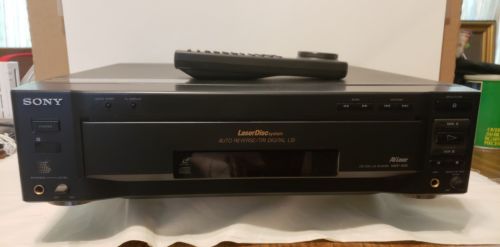 Sony Laserdisc Player Remote MDP-600 CD CDV LD AVLASER Free Shipping ACS/AMS