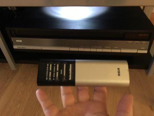 Rca Selectavision Ced Videodisc Player Sjt-300 Serviced Refurb Blk Remote,Card