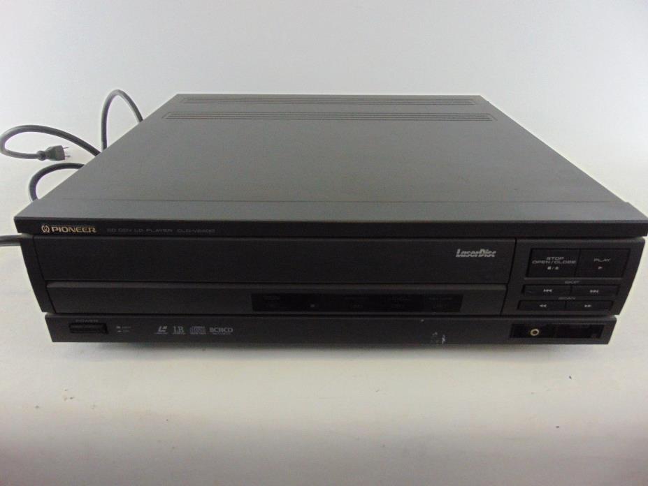 Vintage Pioneer CD CDV LD Laser Disc Player CLD-V2400