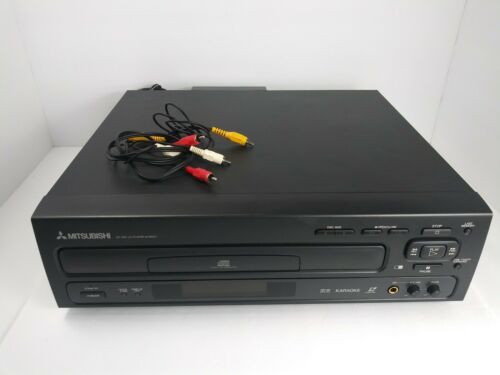 Mitsubishi CD CDV LD Laser Disc Player M-V6027 Tested Works