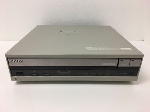 SONY LASERMAX LASERVISION VIDEODISC PLAYER MODEL LDP-180 *** READ ***