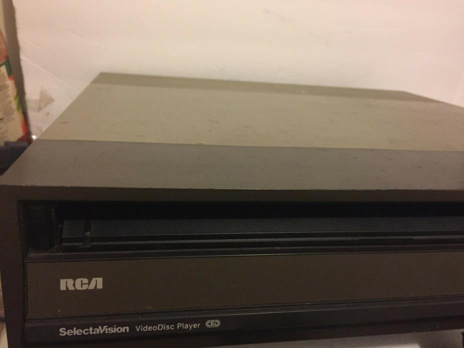 1980s RCA SelectaVision CED Video Disc Player SJT-090 ** FOR PARTS ONLY!! **