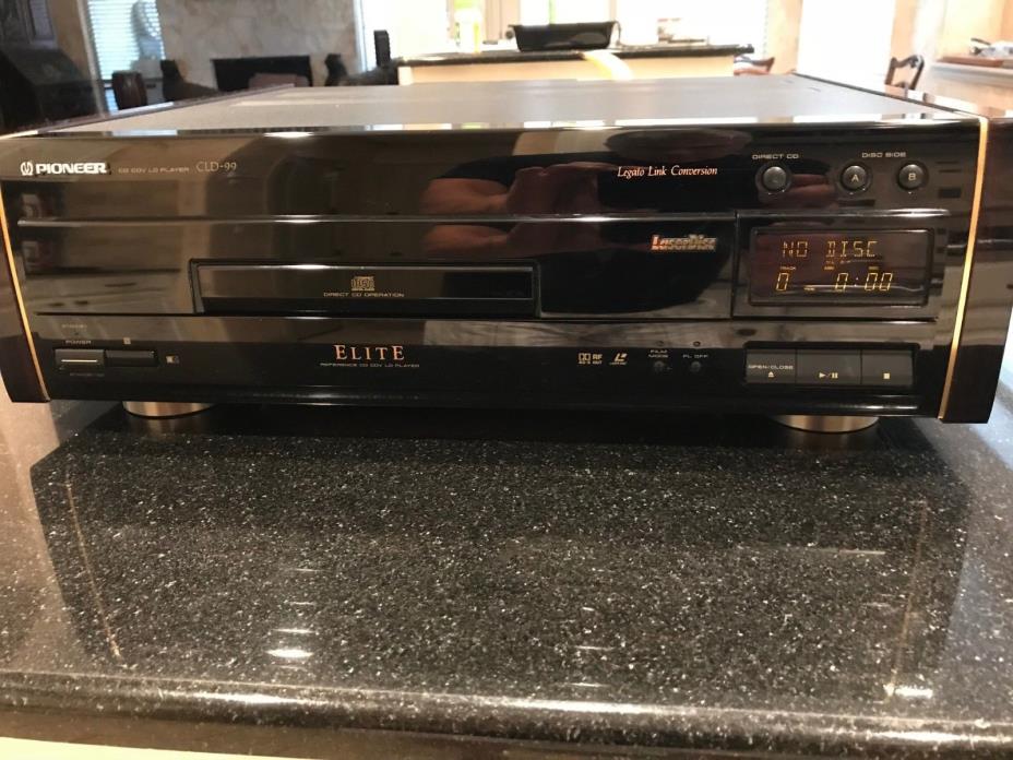 Pioneer CLD 99 CD CDV Laserdisc Player