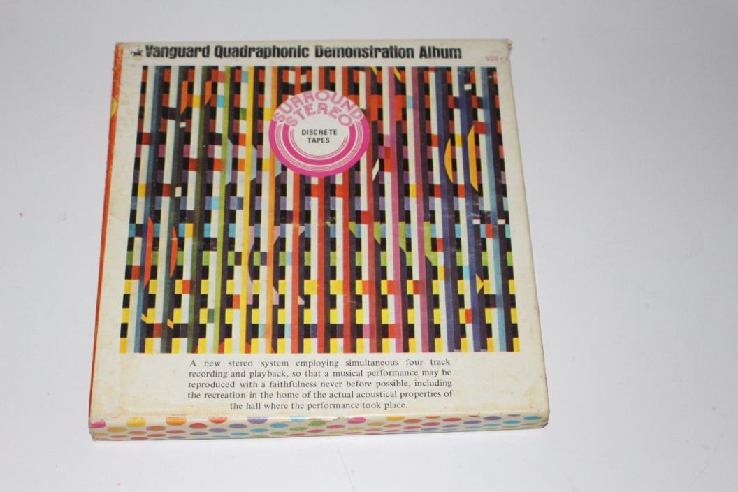 Vanguard Surround Sampler Reel to Reel Tape 7 1/2