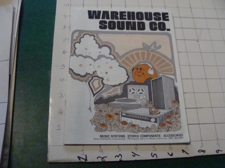 Kennett Neily - 1974 - WAREHOUSE SOULD CO. catalog 48 page SO COOL