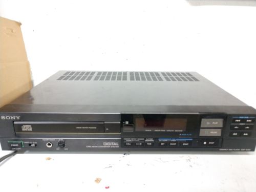 Vintage Sony CDP-302 II digital compact disc CD player vintage stereo deck AS IS