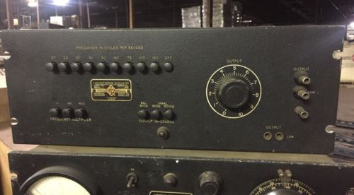 Cool vintage General Radio Tube-type Oscillator Cambridge-era 1301-A