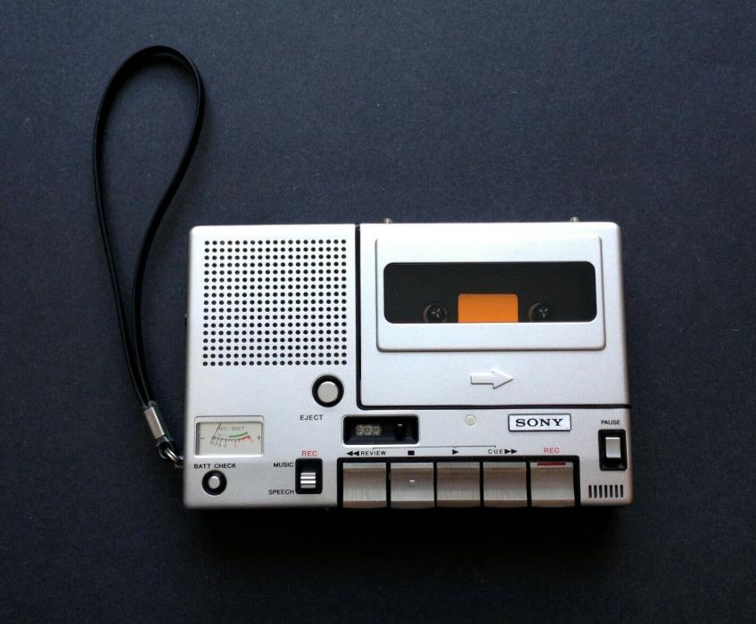 Sony TC-150 Portable Cassette Recorder *Untested*