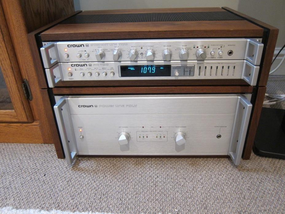 CROWN STEREO VINTAGE RACK SYSTEM, BEAUTIFUL CONDITION!