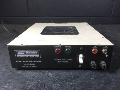 GSC Bulk Heavy Duty Tape Eraser, Model 24-028 Sl