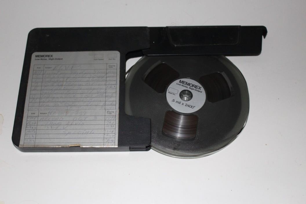 Elvis Presley 1979 TV Special Reel to Reel Tape 7 1/2