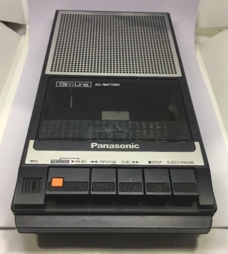 VINTAGE Panasonic Portable Cassette Tape Player/ Recorder Model RQ-2734 NO CORD