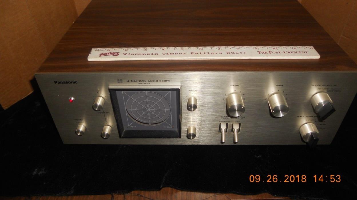 Panasonic SH-3433 4 Channel Audio Scope, Nice unit!