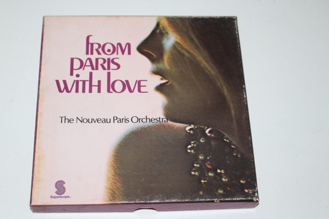From Paris With Love Reel to Reel Tape 7 1/2