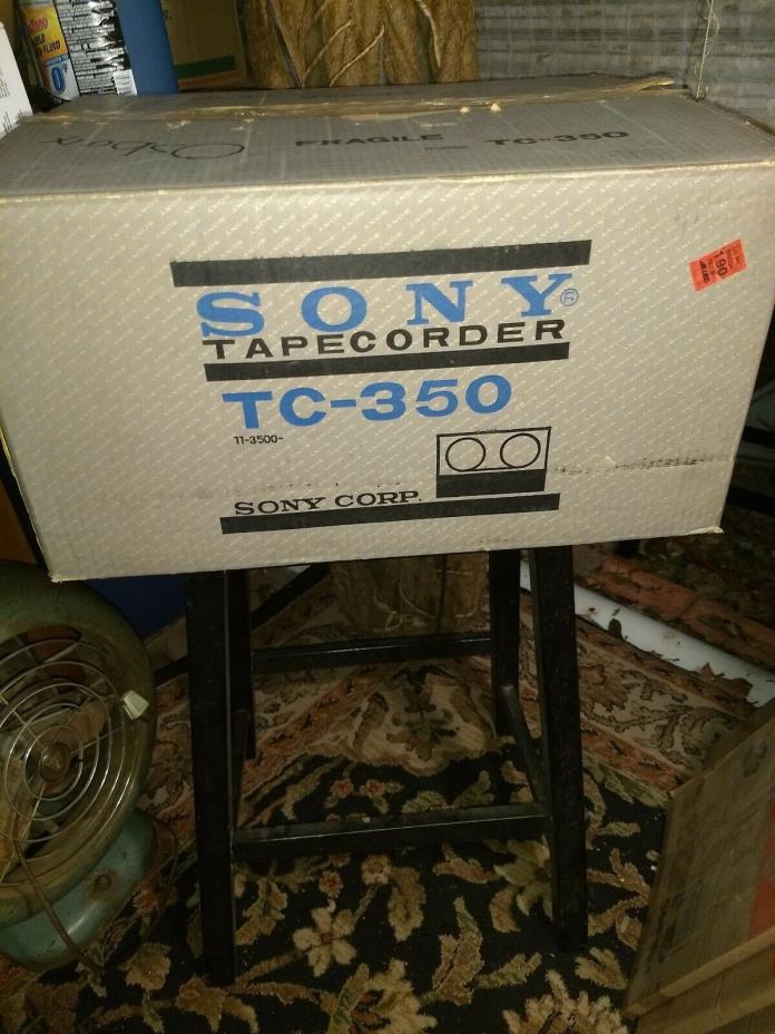 SONY REEL TO REEL * VINTAGE WELL BUILT/COMBO/TAPES * On Sale Now! Original Box!