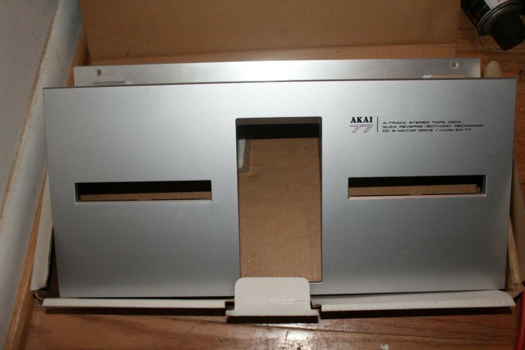 AKAI GX-77 DUST COVER  COMPLETE. NEAR MINT CONDITION