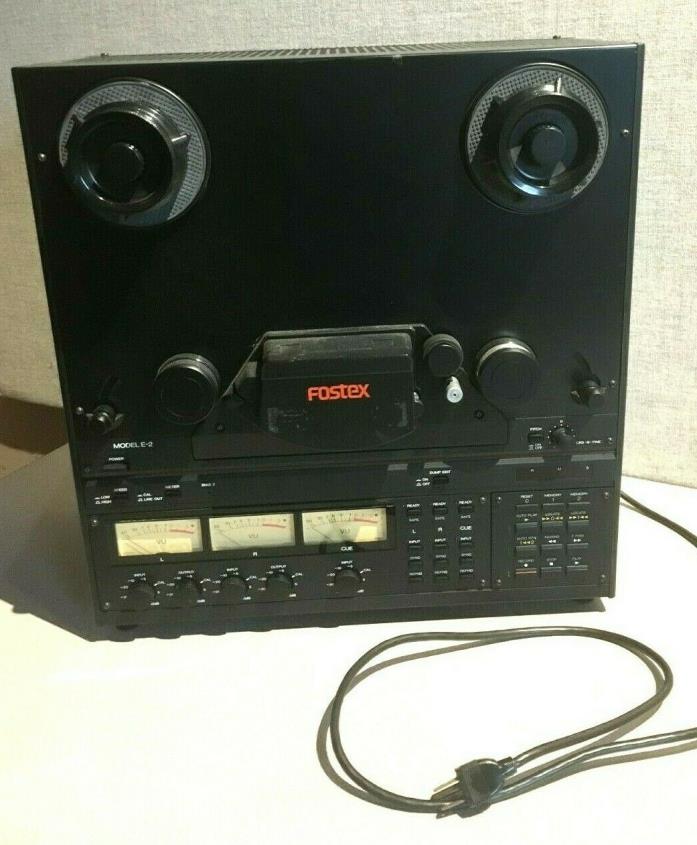 FOSTEX E-2 Analog Reel to Reel Master Vintage 10.5