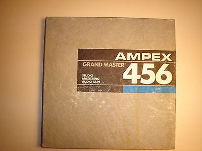 Ampex Grand Master 456 Reel to Reel Studio Mastering Audio Tape.