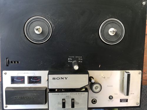 Sony Stereo 350 Reel To Reel Tape Deck Vintage  Hi Fi Old