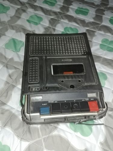 Vintage Sony TC-92 Solid State Portable Tape Player Recorder Case Tested Working