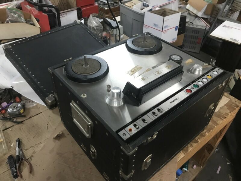 Ampex AG-440 2 Track Tape Recorder in Portable Case