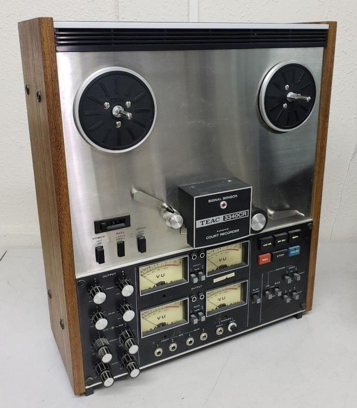 TEAC 3340S 3340CR REEL TO REEL Recorder 4 Channel Signal Sensor