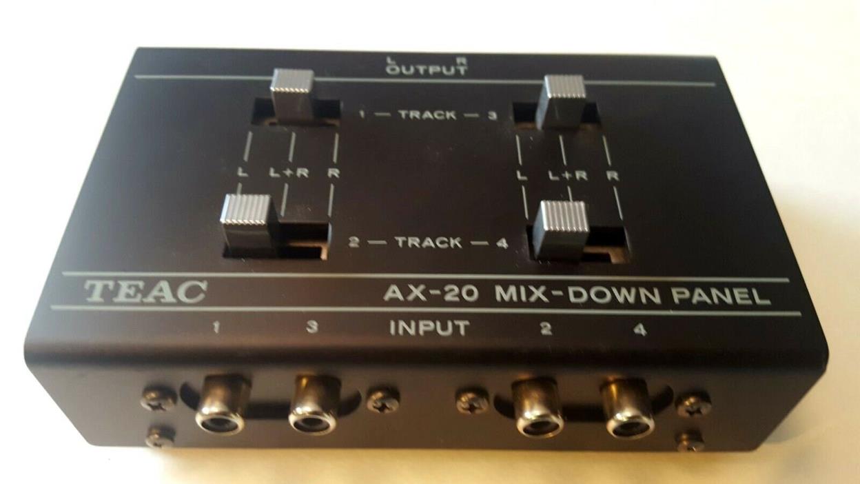 TEAC AX-20 Mix-Down Panel