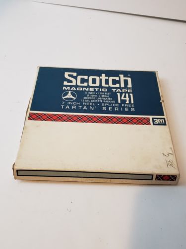 Vintage SCOTCH Magnetic Tape 141 Tartan Series 7