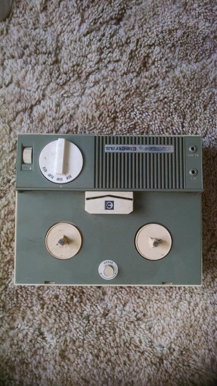 Vintage Electra portable reel to reel tape recorder