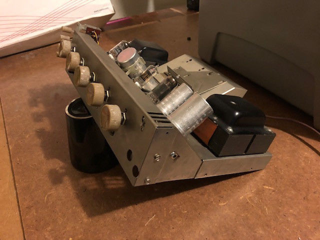 2 plug & play Sherwood S1000 ll Integrated Mono EL84 tube Amplifiers 36watts