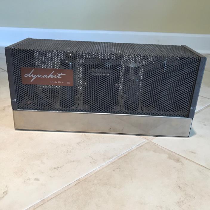 Vintage Dynaco Dynakit Mark IV Tube Mono Power Amp / Amplifier